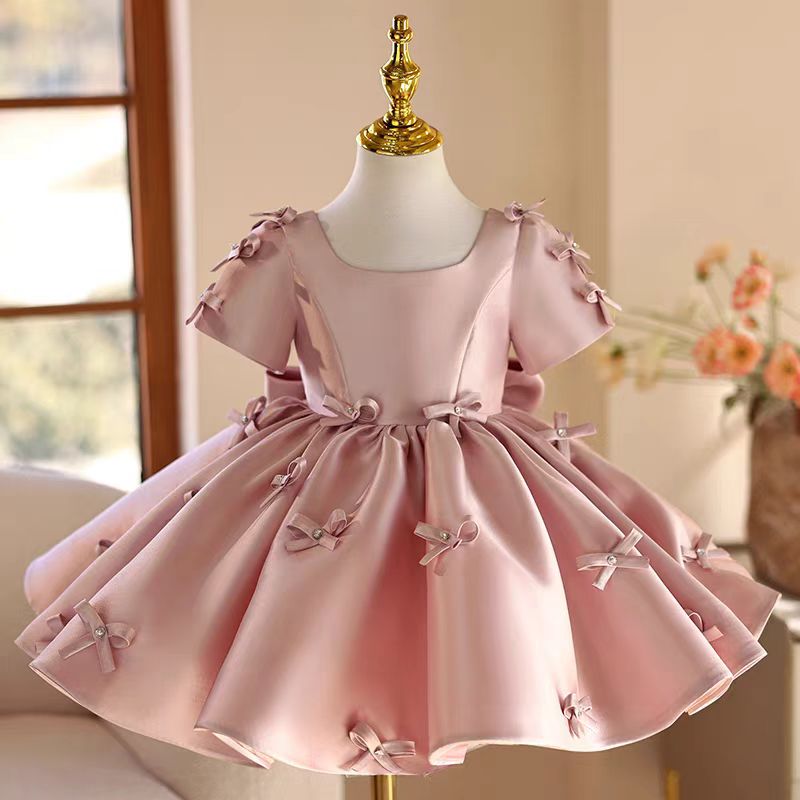 Jill Wish J720 Pink Flower Gir - đánh giá và giá Toddler Girl Tulle Party Dress