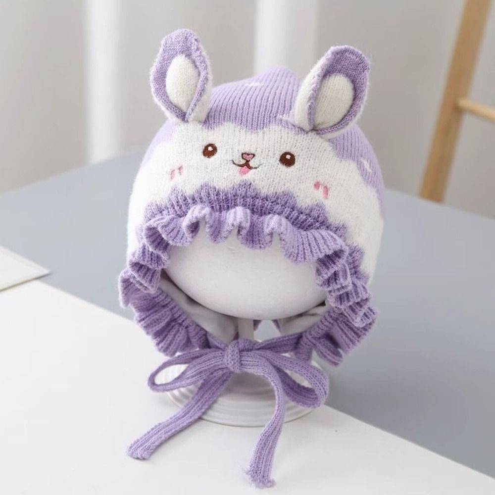 Fashion Rabbit Ear Baby Knitte - đánh giá và giá Infant Beanie Hat With Ears