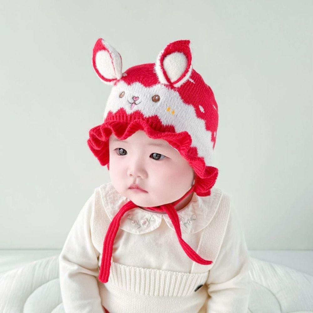 Fashion Rabbit Ear Baby Knitte - đánh giá và giá Infant Beanie Hat With Ears