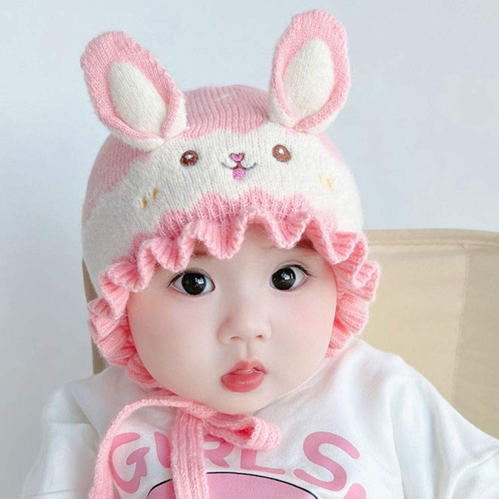 Fashion Rabbit Ear Baby Knitte - đánh giá và giá Infant Beanie Hat With Ears
