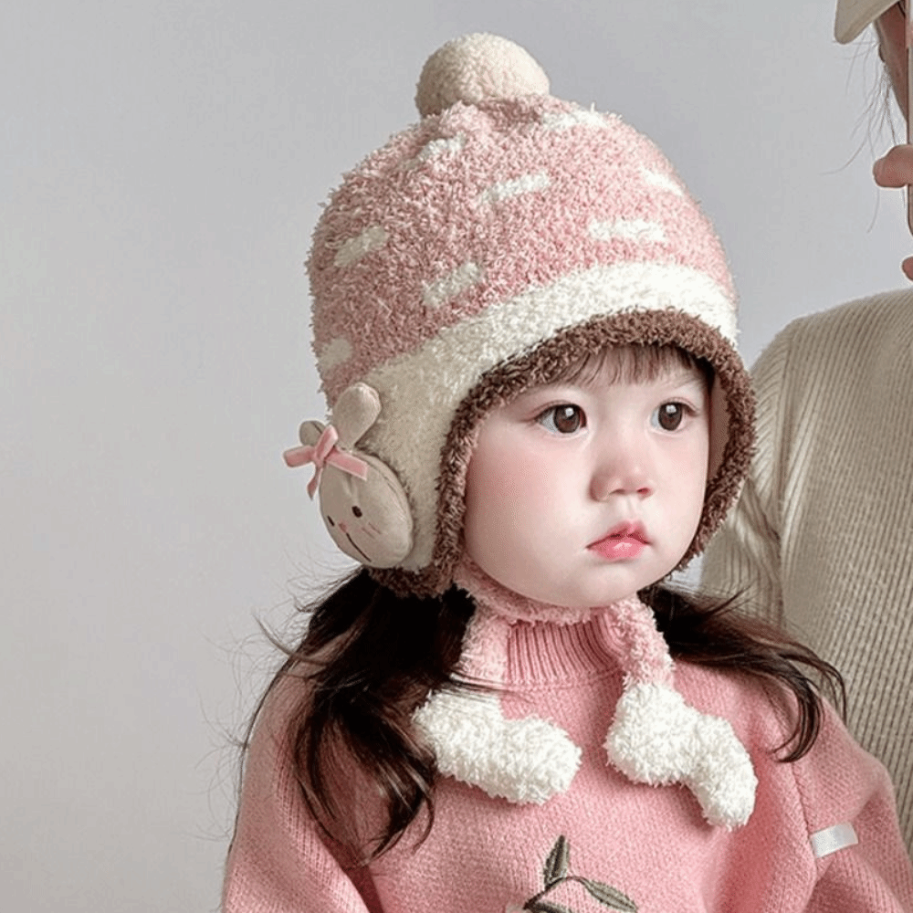 Lovely Windproof Baby Ear Prot - đánh giá và giá Infant Beanie Hat With Ears