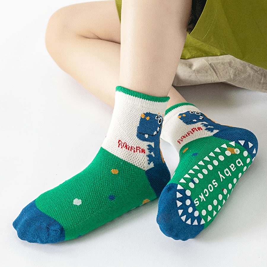 5 Pairs of Floor Socks Cartoon - đánh giá và giá Unisex Baby Socks Non Slip