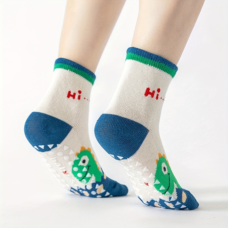 5 Pairs of Floor Socks Cartoon - đánh giá và giá Unisex Baby Socks Non Slip