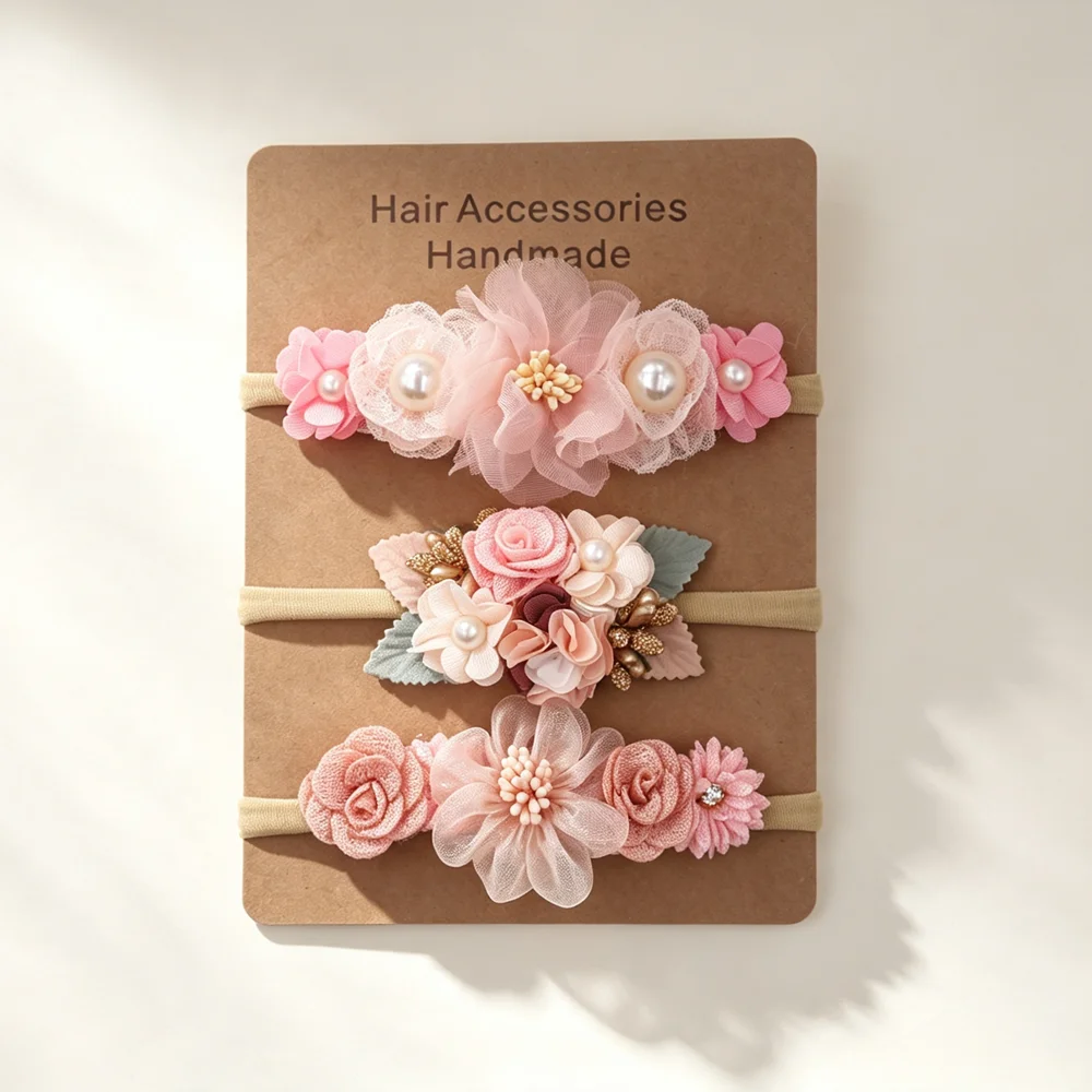 3pcs Baby Girl Elastic Headban - đánh giá và giá Baby Gear