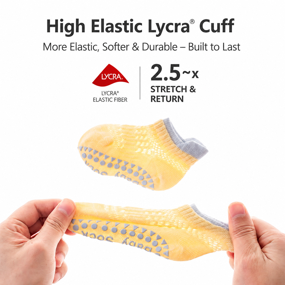 Baby Anti Slip Socks 3 Pairs S - đánh giá và giá Unisex Baby Socks Non Slip