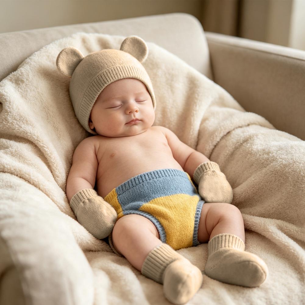 Newborn Foot Protectors Newbor - đánh giá và giá Infant Beanie Hat With Ears