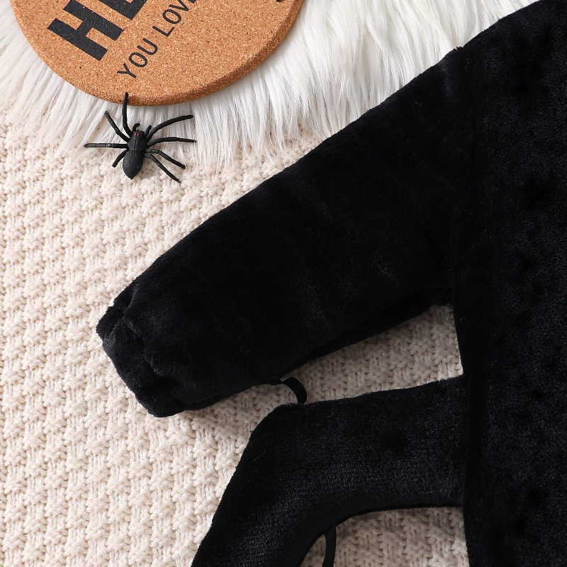 Newborn Baby Black Spider Romp - đánh giá và giá Cotton Baby Onesies Zipper